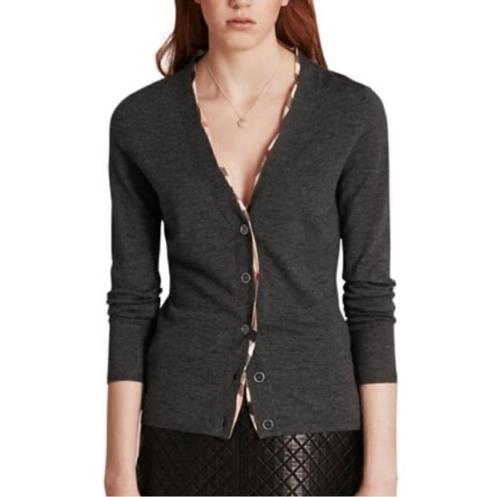 Burberry black cardigan